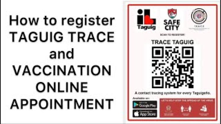 How to register to TRACE Taguig City QR Code