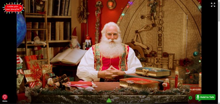 Ask Santa! AI-powered conversational video site is back